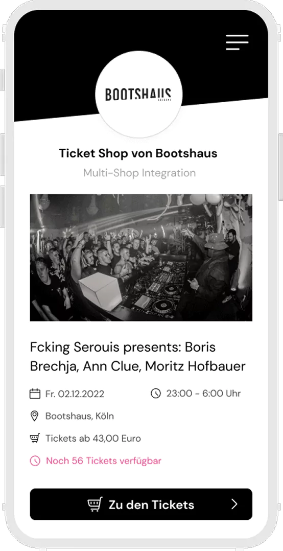 Bootshaus iPhone Mockup